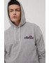 Ellesse Mikina pánská šedá barva s aplikací SHS08781-BLACK - Pepit.cz