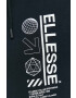 Ellesse Mikina pánská černá barva s kapucí s potiskem SXP16076-Black - Pepit.cz