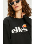 Ellesse Mikina dámská černá barva s potiskem SGS03238-White - Pepit.cz