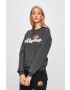 Ellesse Mikina dámská šedá barva s potiskem SGS03238-White - Pepit.cz