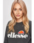 Ellesse Mikina dámská šedá barva s potiskem SGS03238-White - Pepit.cz