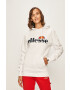 Ellesse Mikina pánská černá barva s kapucí s potiskem shs02216-athlGREY - Pepit.cz