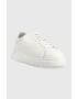 Emporio Armani Kožené sneakers boty bílá barva X4X609 XN734 S437 - Pepit.cz