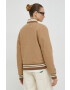 Filling Pieces Vlněná bomber bunda Varsity Jacket hnědá barva přechodná 81422209985 - Pepit.cz