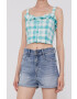 G-Star Raw Kraťasy dámské hladké high waist - Pepit.cz