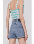 G-Star Raw Kraťasy dámské hladké high waist - Pepit.cz