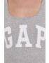 Gap Top (2-pack) dámský šedá barva - Pepit.cz