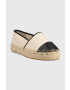 Guess Espadrilky JALEEL2 béžová barva na platformě - Pepit.cz