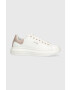 Guess Kožené sneakers boty Vibo bílá barva - Pepit.cz