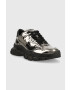 Guess Sneakers boty FL7MSS ELE12 stříbrná barva MASSEL - Pepit.cz