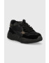 Guess Sneakers boty Goldon černá barva FL5GLD FAL12 BLKBR - Pepit.cz