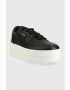 Guess Sneakers boty LIFET černá barva FL6LIF LEA12 - Pepit.cz