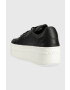 Guess Sneakers boty LIFET černá barva FL6LIF LEA12 - Pepit.cz