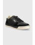 Guess Sneakers boty Strave Vintage černá barva FM5STV LEA12 BLACK - Pepit.cz