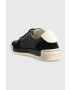 Guess Sneakers boty Strave Vintage černá barva FM5STV LEA12 BLACK - Pepit.cz