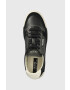 Guess Sneakers boty Strave Vintage černá barva FM5STV LEA12 BLACK - Pepit.cz