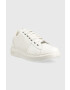 Guess Sneakers boty Vibo bílá barva FM5VBS LEA12 - Pepit.cz