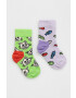 Happy Socks Dětské ponožky Kids Cat and Fish 2-pack - Pepit.cz