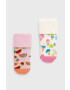 Happy Socks Dětské ponožky Kids Ice Cream Terry (2-Pack) - Pepit.cz