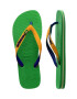 Havaianas Dětské žabky BRASIL MIX zelená barva - Pepit.cz