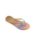 Havaianas Žabky SLIM GRADIENT dámské žlutá barva na plochém podpatku 4146908.1732 - Pepit.cz