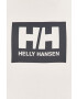 Helly Hansen Bavlněná mikina bílá barva s potiskem 53289-597 - Pepit.cz