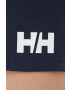 Helly Hansen Outdoorové šortky tmavomodrá barva high waist - Pepit.cz