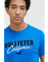 Hollister Co. Bavlněné tričko s aplikací - Pepit.cz