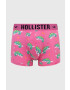 Hollister Co. Boxerky 3-pack pánské růžová barva - Pepit.cz