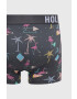 Hollister Co. Boxerky 3-pack pánské růžová barva - Pepit.cz