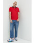 Jack & Jones Bavlněné polo tričko JJEJOE červená barva s potiskem 12221190 - Pepit.cz