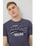 Jack & Jones Bavlněné tričko bílá barva s potiskem - Pepit.cz