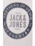 Jack & Jones Tričko pánský oranžová barva s potiskem - Pepit.cz