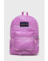 Jansport Batoh růžová barva velký vzorovaný - Pepit.cz