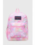 Jansport Batoh růžová barva velký vzorovaný - Pepit.cz