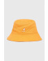 Kangol Bavlněná čepice oranžová barva - Pepit.cz