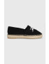 Karl Lagerfeld Espadrilky KAMINI černá barva KL98201 - Pepit.cz