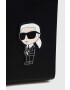 Karl Lagerfeld Kožená kabelka černá barva - Pepit.cz