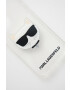 Karl Lagerfeld Obal na telefon iPhone 13 Mini KLHCP13SCTR pruhledná barva iPhone 13 Mini - Pepit.cz