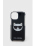 Karl Lagerfeld Obal na telefon iPhone 13 mini 54'' černá barva - Pepit.cz