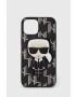 Karl Lagerfeld Obal na telefon iPhone 13 mini 54'' černá barva - Pepit.cz