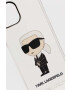 Karl Lagerfeld Obal na telefon iPhone 14 61" růžová barva - Pepit.cz