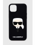 Karl Lagerfeld Obal na telefon iPhone 14 Plus 67" černá barva - Pepit.cz