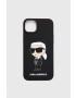 Karl Lagerfeld Obal na telefon iPhone 14 Plus 67'' černá barva - Pepit.cz