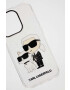 Karl Lagerfeld Obal na telefon iPhone 14 Pro 61" pruhledná barva - Pepit.cz