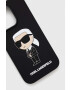 Karl Lagerfeld Obal na telefon iPhone 14 Pro 61" černá barva - Pepit.cz