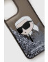 Karl Lagerfeld Obal na telefon iPhone 14 Pro Max 67" černá barva - Pepit.cz