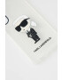 Karl Lagerfeld Obal na telefon Samsung Galaxy S23+ pruhledná barva - Pepit.cz