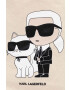 Karl Lagerfeld Taška béžová barva - Pepit.cz