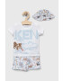 Kenzo kids Kojenecká sada bílá barva - Pepit.cz